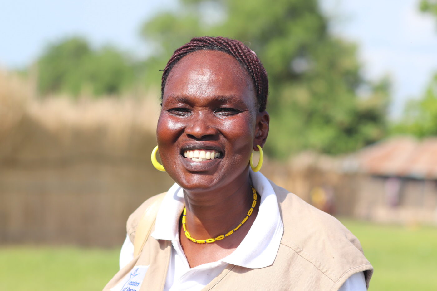 South Sudanese women smiling